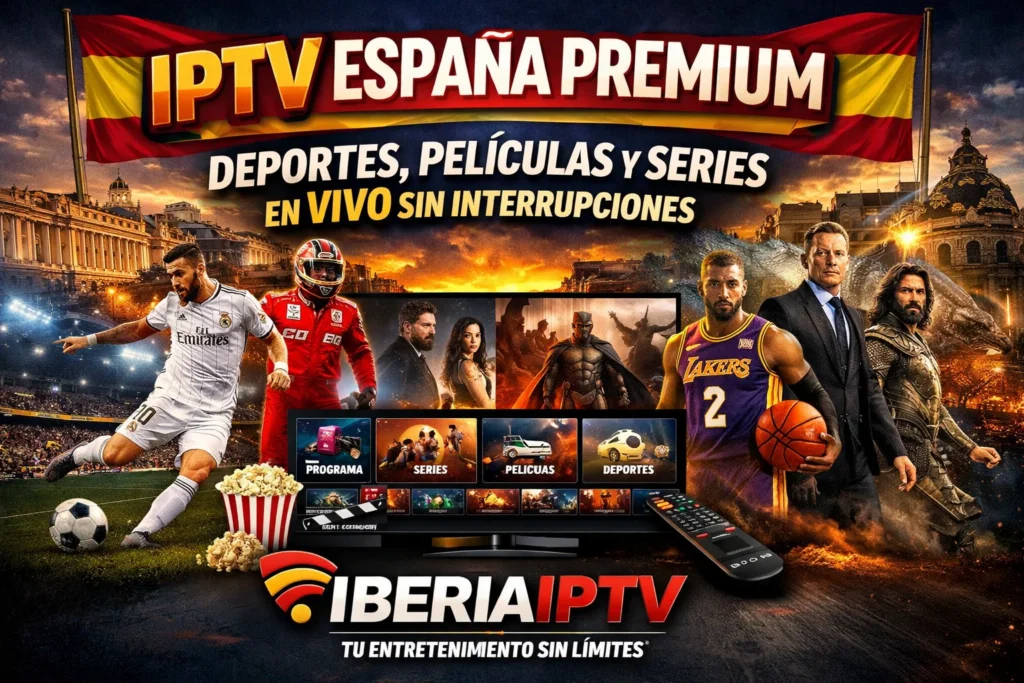 IPTV España Premium – Deportes, Películas y Series en Vivo sin Interrupciones
