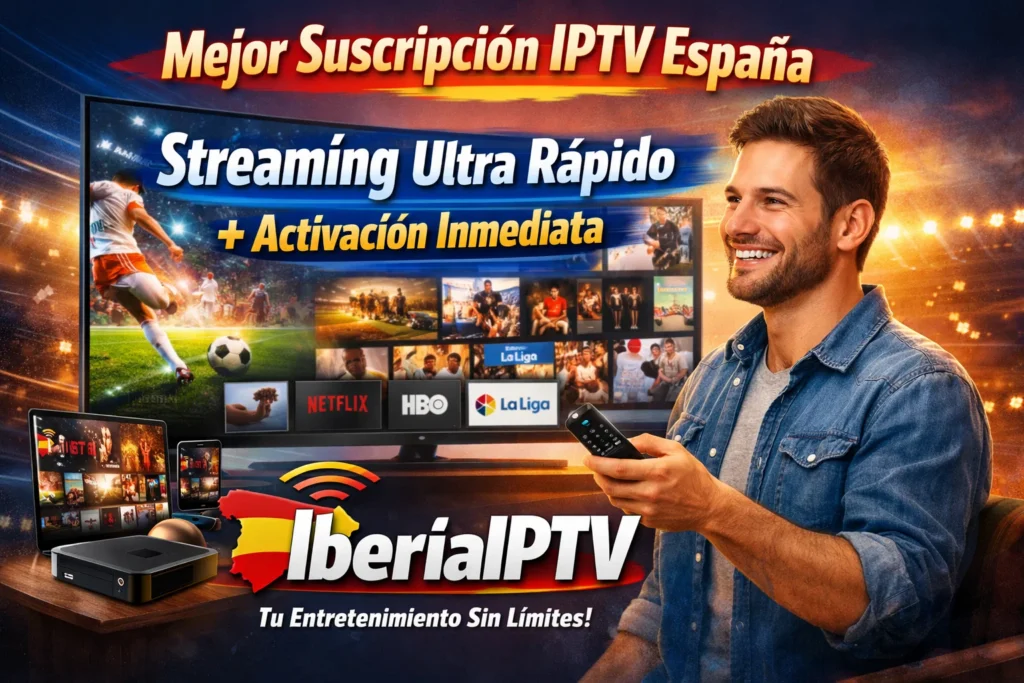 Mejor Suscripción IPTV España – Streaming Ultra Rápido y Activación Inmediata