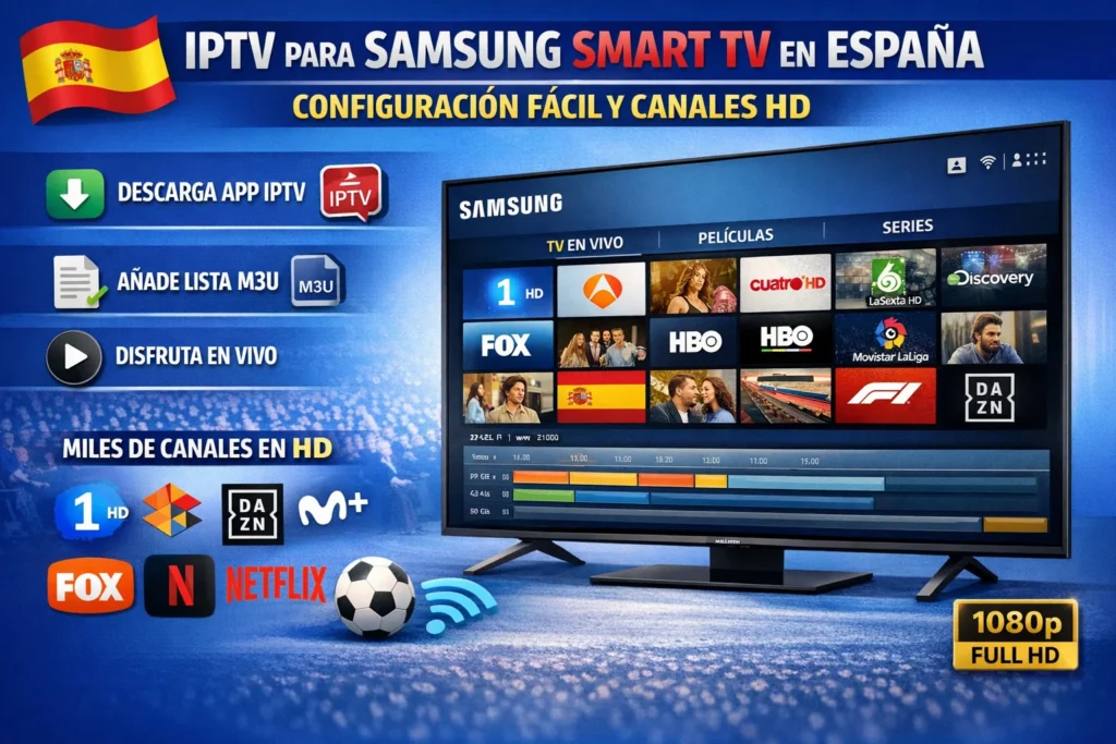 IPTV para Samsung Smart TV