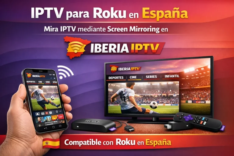 IPTV para Roku en España – Mira IPTV mediante Screen Mirroring