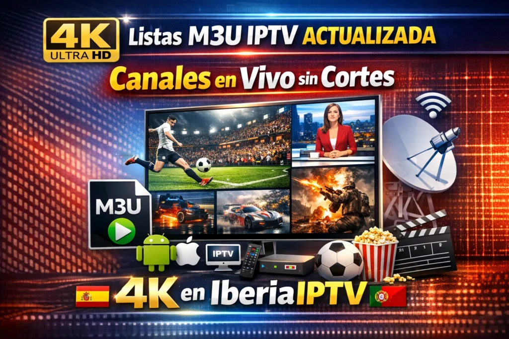 Listas M3U IPTV Actualizada